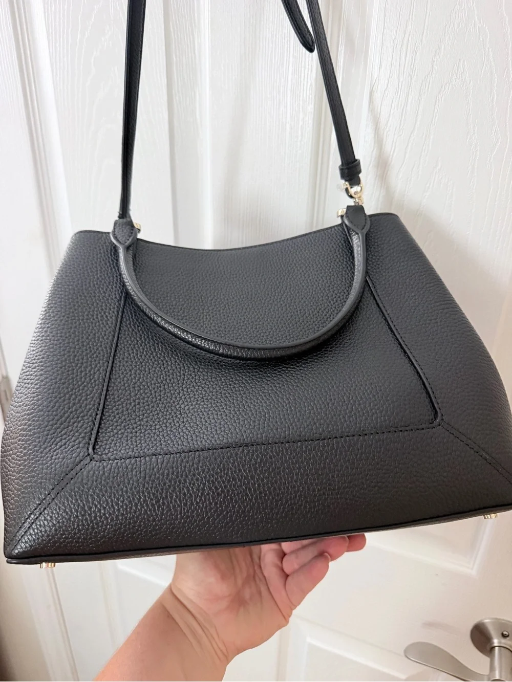 Kate Spade pebbled leather satchel